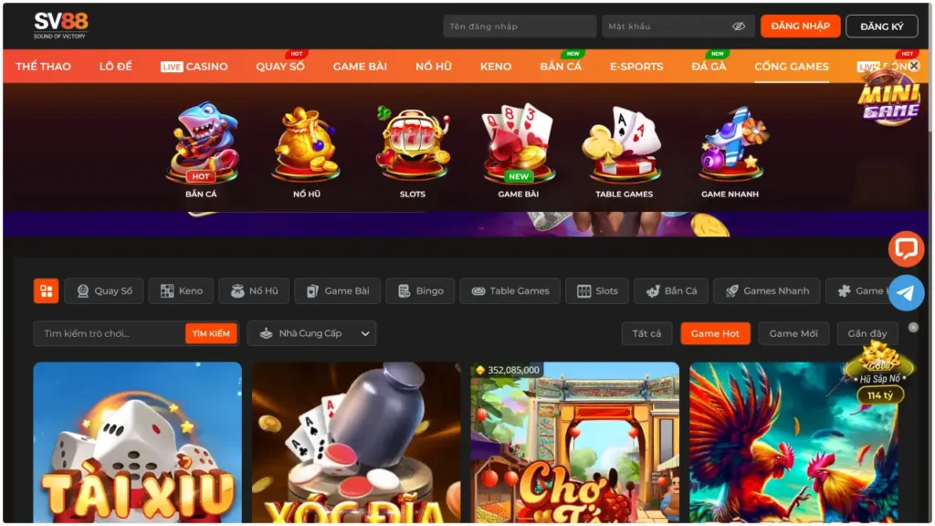 Giới thiệu sơ lược về cổng game SV88 uy tín